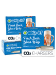 16g Beer Chargers (Threaded), Case of 300