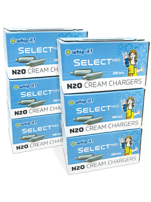 Whip-It! Select Cream Chargers, Case of 600