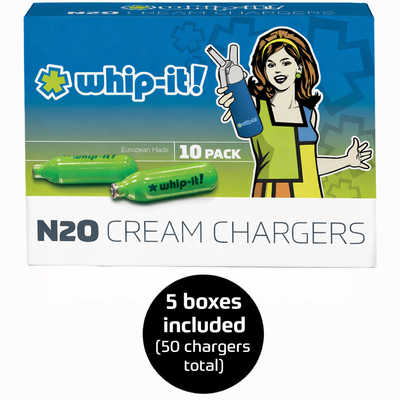 Whip-It! Original Chargers Bundle (50 chargers)