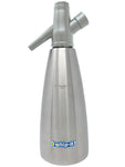 Stainless Steel Soda Siphon, Gray Head